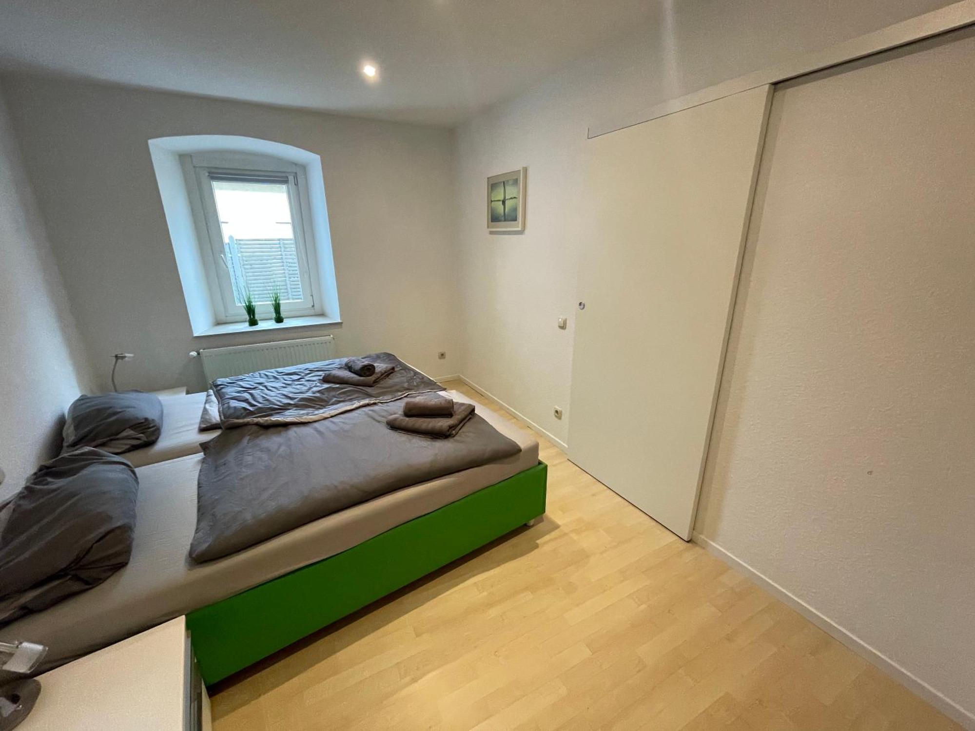 Gemuetliches Appartement Naehe Zentrum Mit Kueche Hassfurt Bagian luar foto