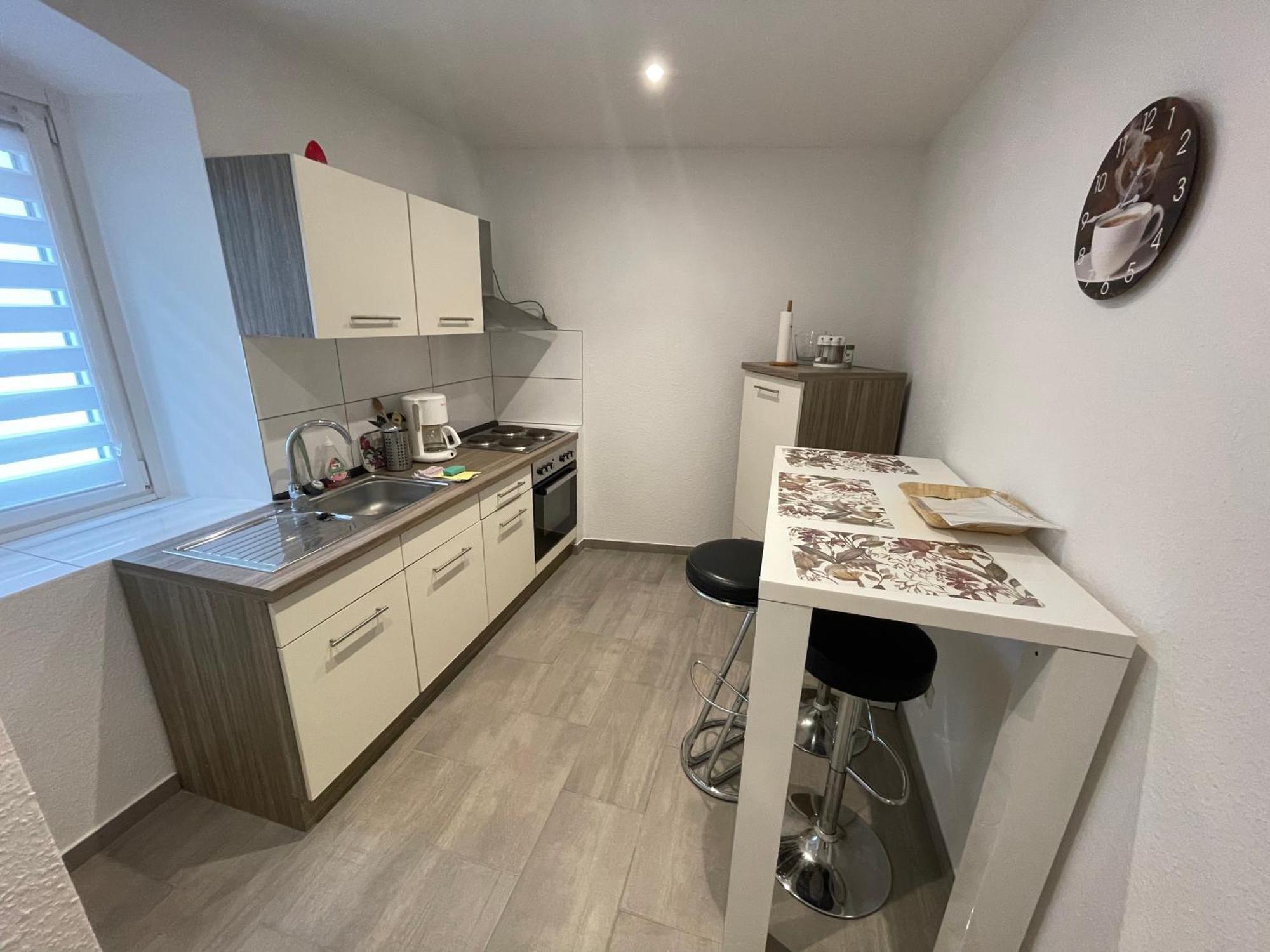 Gemuetliches Appartement Naehe Zentrum Mit Kueche Hassfurt Bagian luar foto